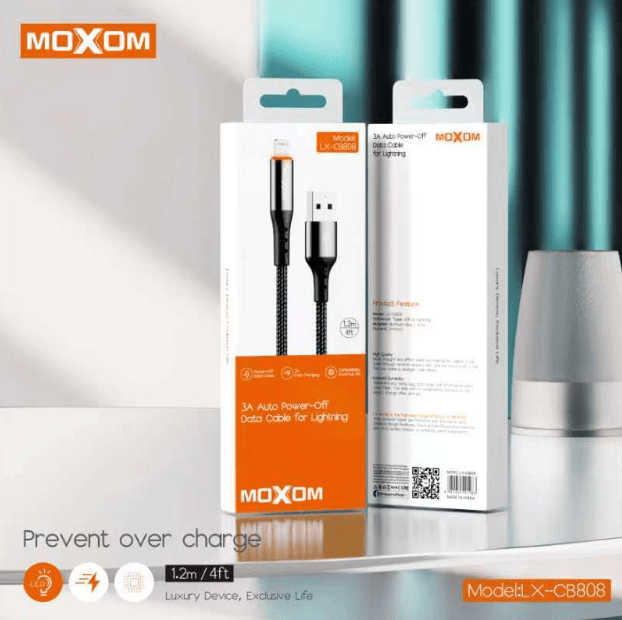 Moxom Lx Cb A Auto Power Off Phone Data Cable Cme Distribution