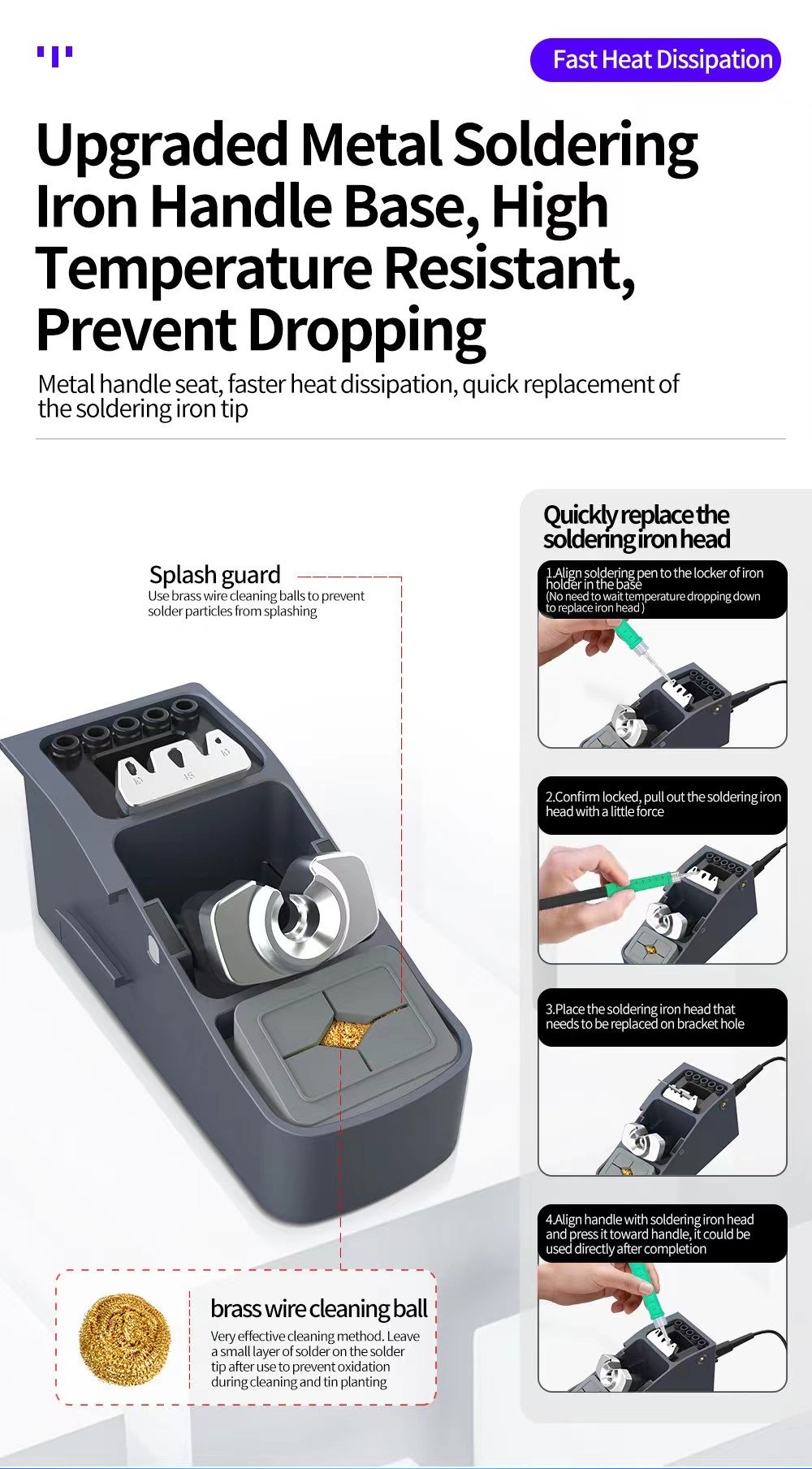 AIXUN T3B Intelligent Soldering Station With T210/115 Handle Welding ...