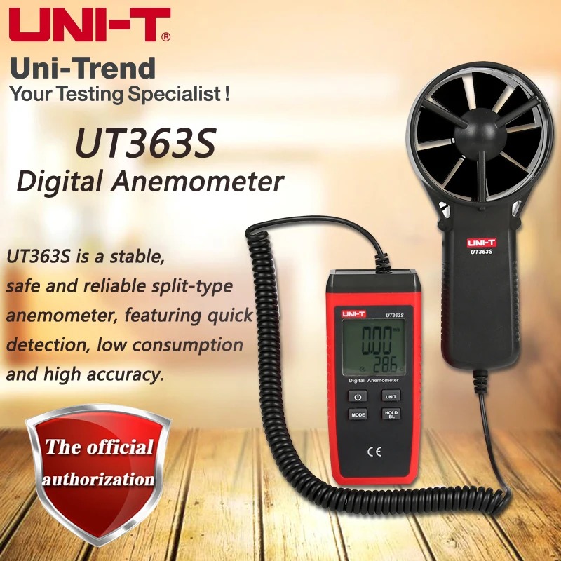 UNI-T UT363S Digital Anemometer – CME Distribution Sdn Bhd